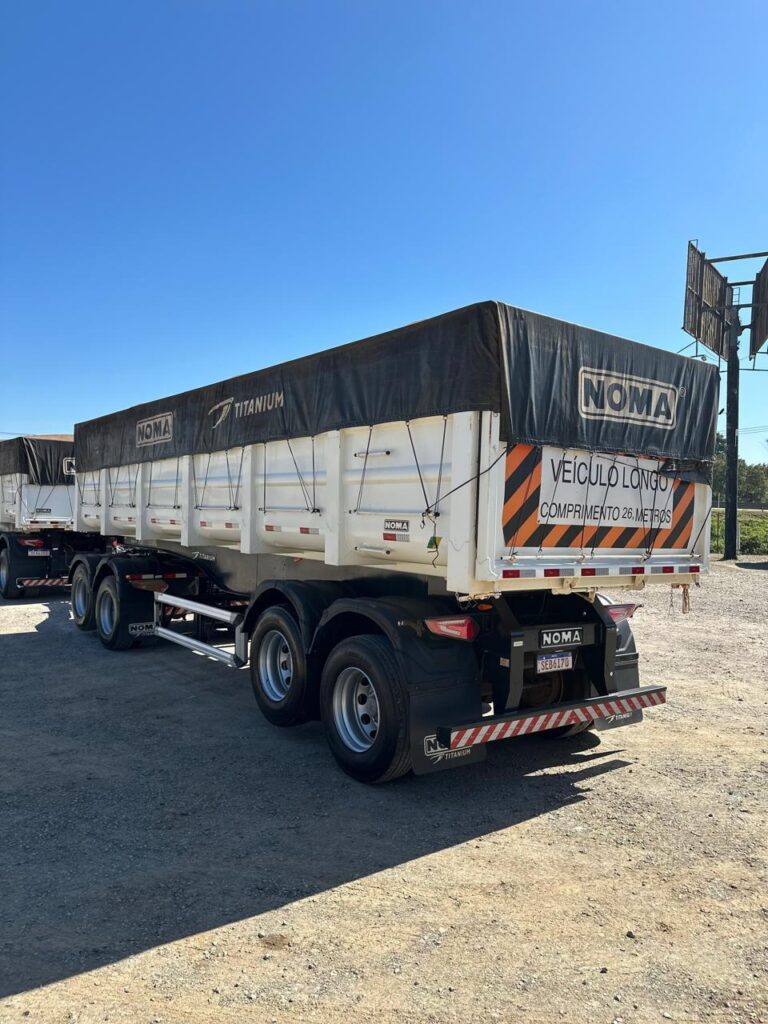 CARRETA RODOCACAMBA BASCULANTE NOMA 2022 COM PNEUS