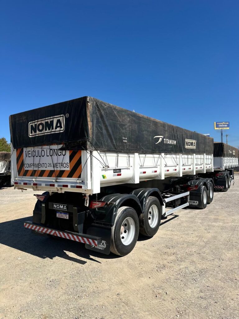 CARRETA RODOCACAMBA BASCULANTE NOMA 2022 COM PNEUS